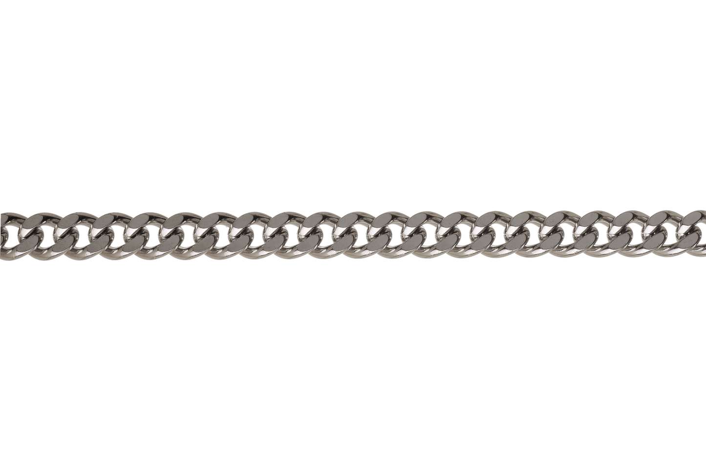9mm x 7.5mm Hammered Stainless Steel Curb Chain available in Multiple Finishes sold by the Foot - CH 127SS