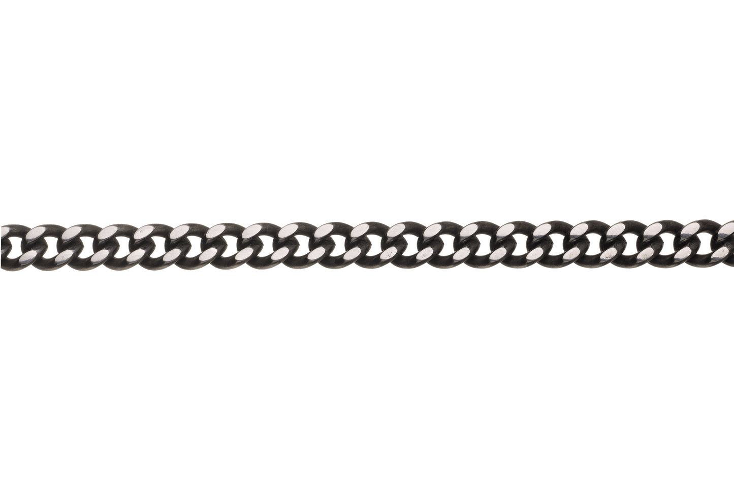 9mm x 7.5mm Hammered Stainless Steel Curb Chain available in Multiple Finishes sold by the Foot - CH 127SS