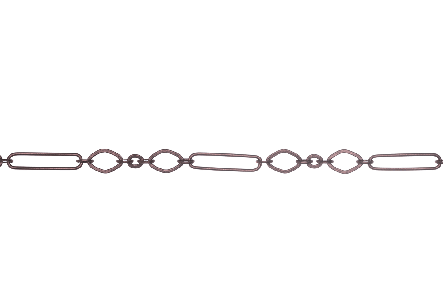 22.5mm Long x 5.25mm Wide Specialty Paperclip Chain available in Multiple Colors sold by the Foot - CH 2601