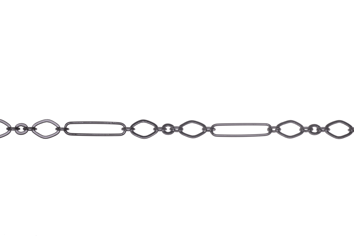 22.5mm Long x 5.25mm Wide Specialty Paperclip Chain available in Multiple Colors sold by the Foot - CH 2601