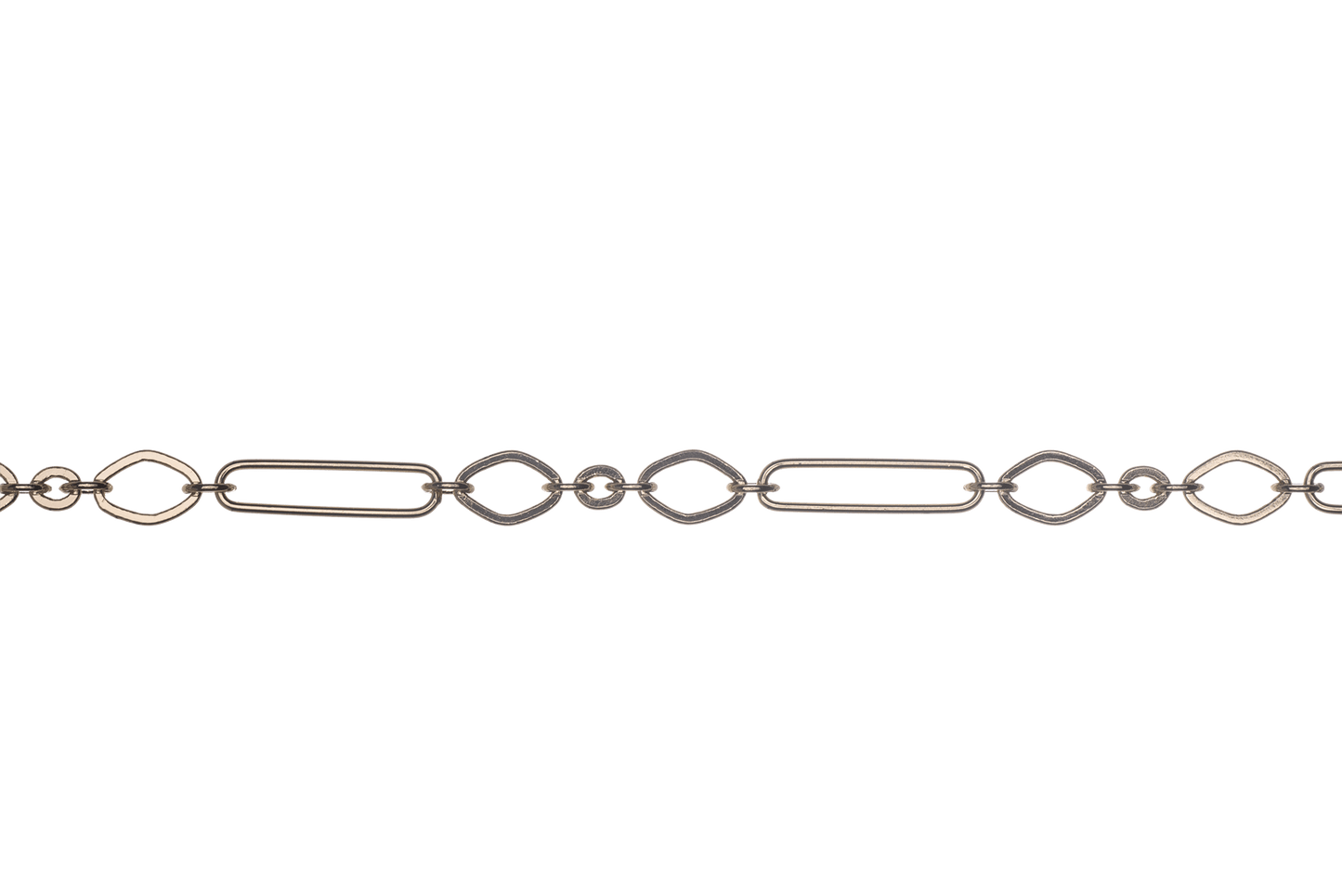 22.5mm Long x 5.25mm Wide Specialty Paperclip Chain available in Multiple Colors sold by the Foot - CH 2601