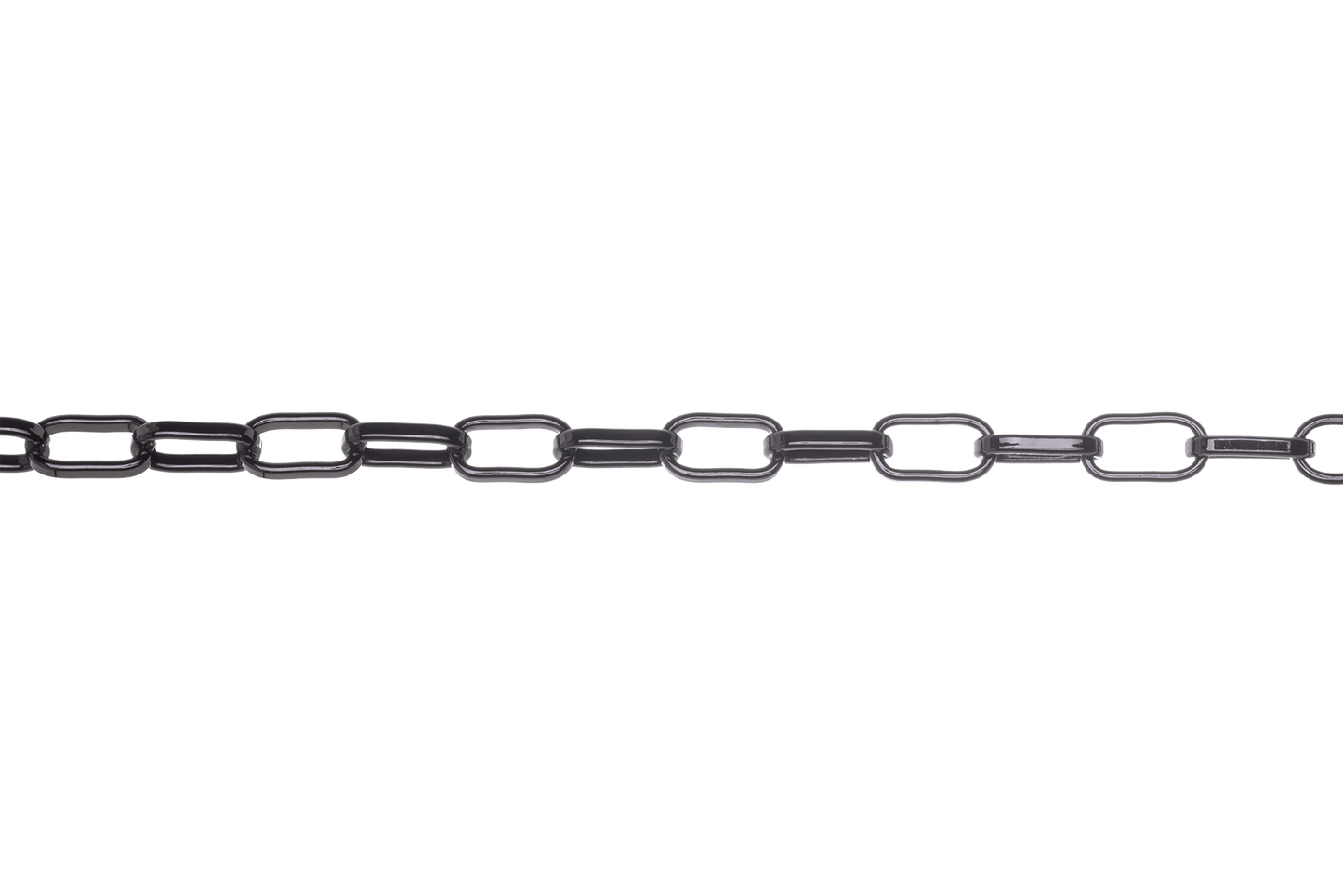 Paperclip Chain 12mm x 6.7mm available in Multiple Colors sold by the Foot - CH 2603
