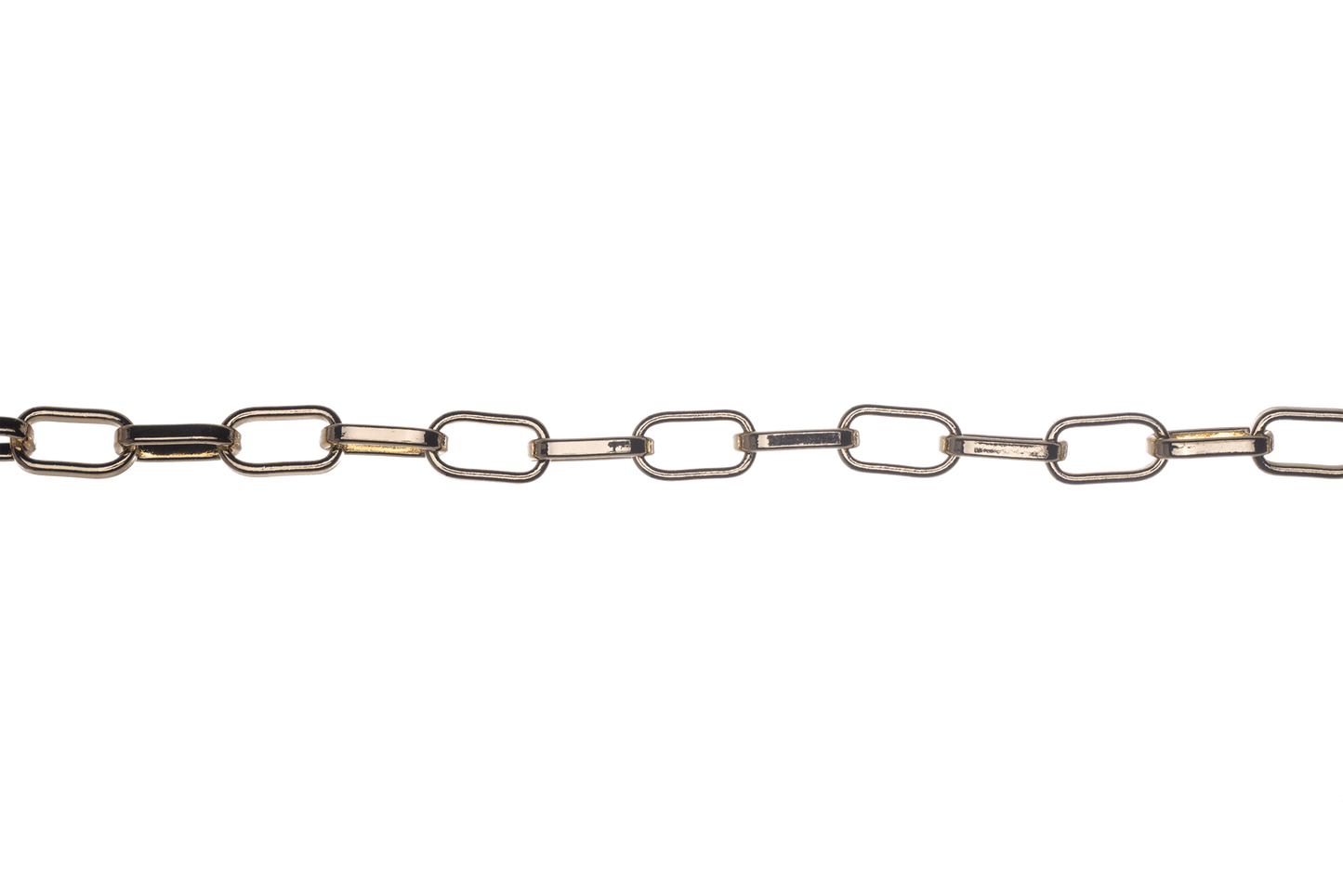 Paperclip Chain 12mm x 6.7mm available in Multiple Colors sold by the Foot - CH 2603