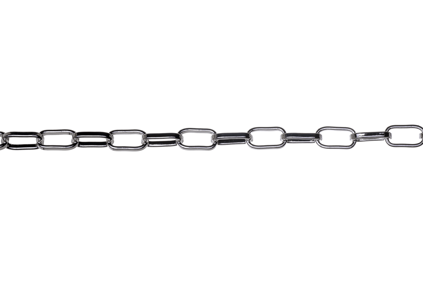 Paperclip Chain 12mm x 6.7mm available in Multiple Colors sold by the Foot - CH 2603