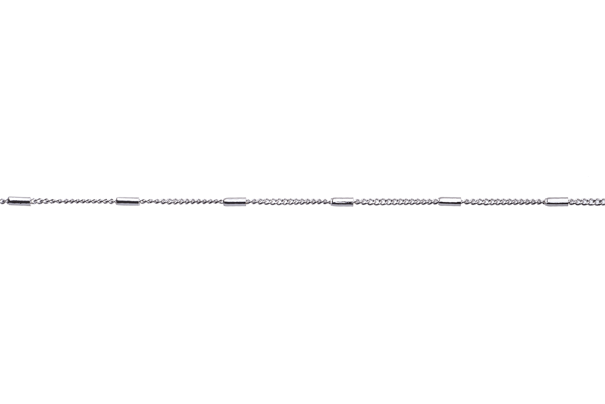 Satellite Curb Chain 1.2mm available in Multiple Colors sold by the Foot - CH 2610