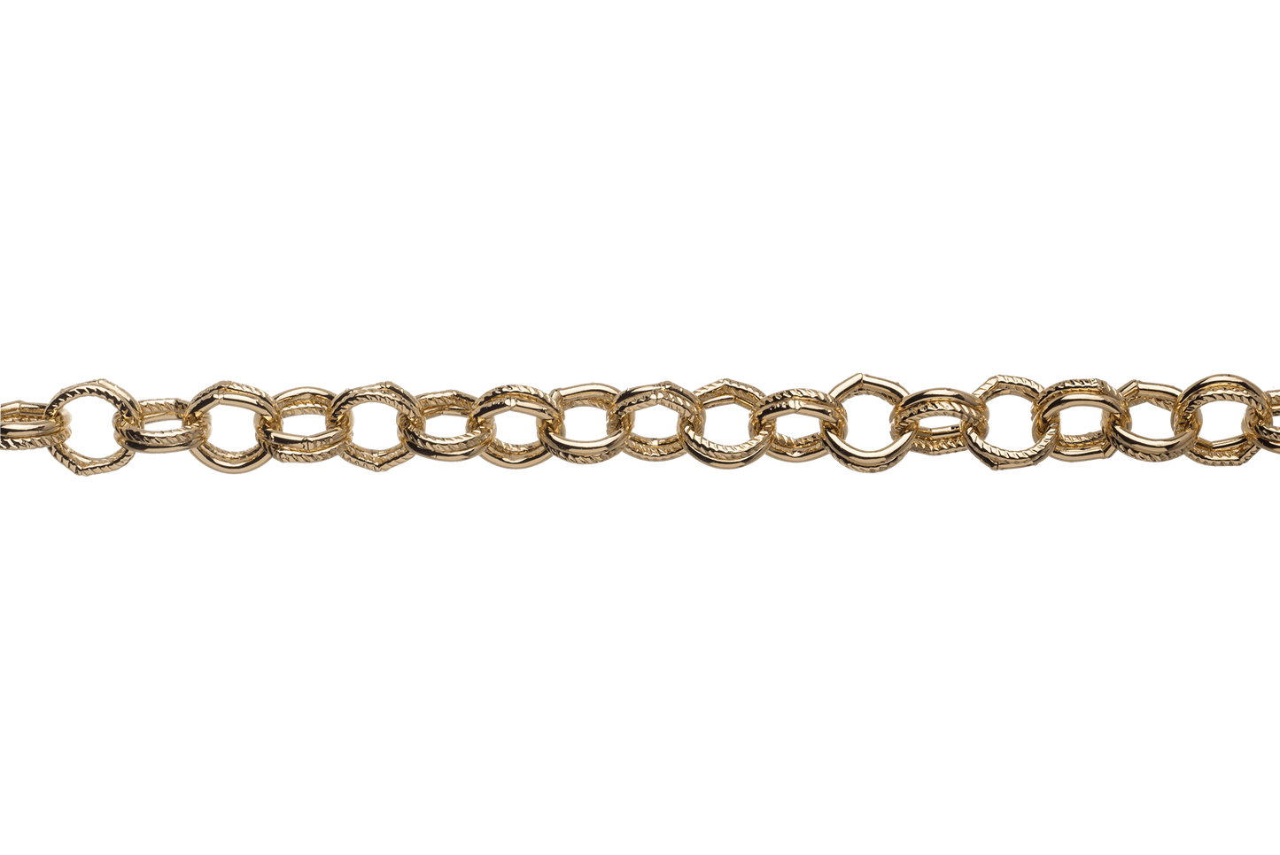 Double Link Cable Chain 8mm Available Multiple Colors - Per Foot - CH-2611