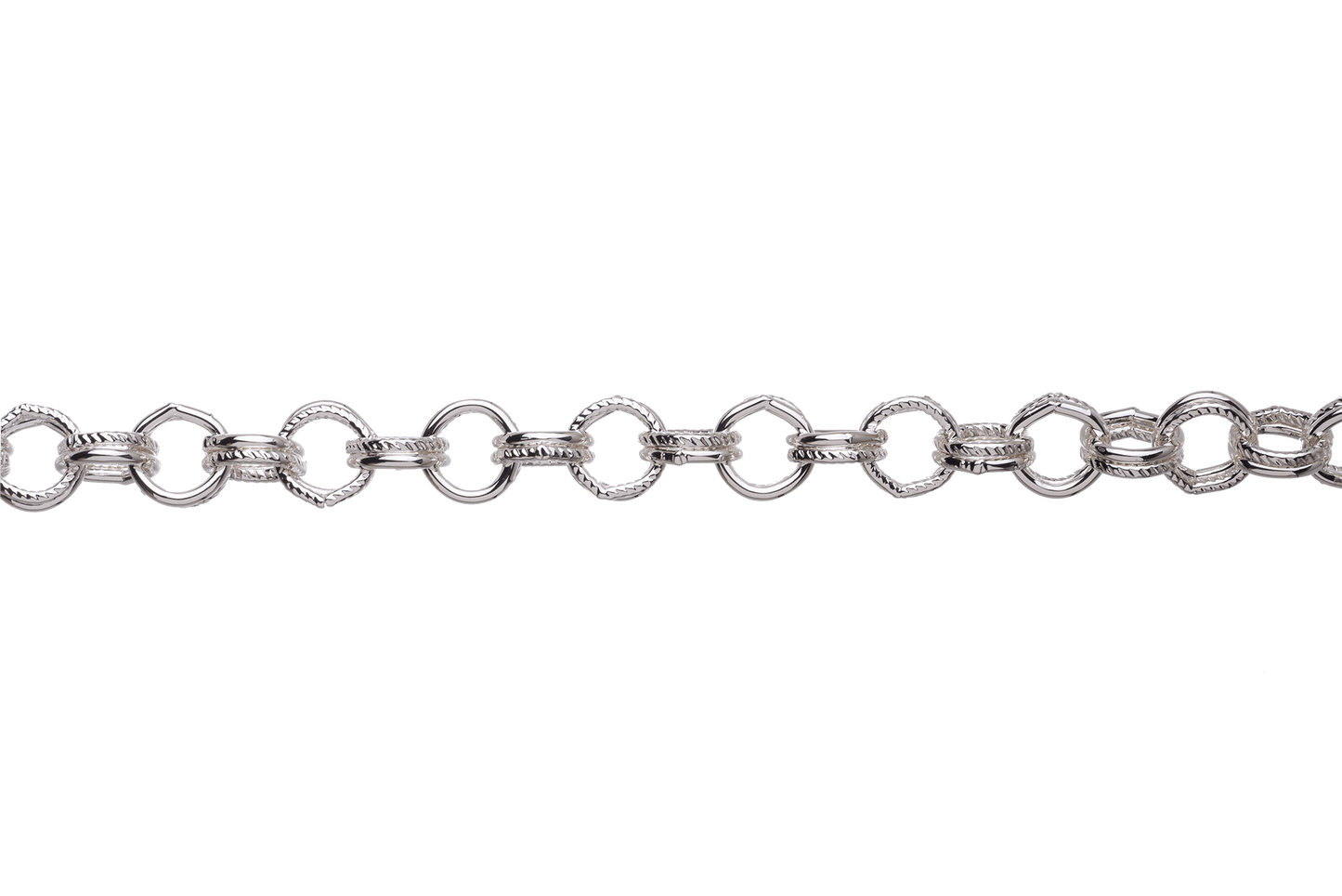 Double Link Cable Chain 8mm Available Multiple Colors - Per Foot - CH-2611