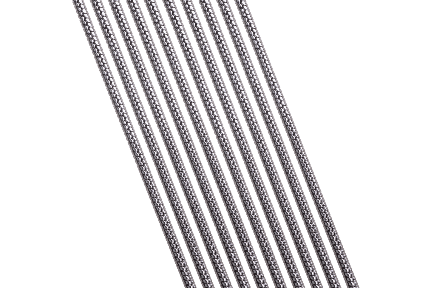 1.25mm Snake Beading Chain - Made from 316 Marine-Grade Stainless Steel - CH-73SS