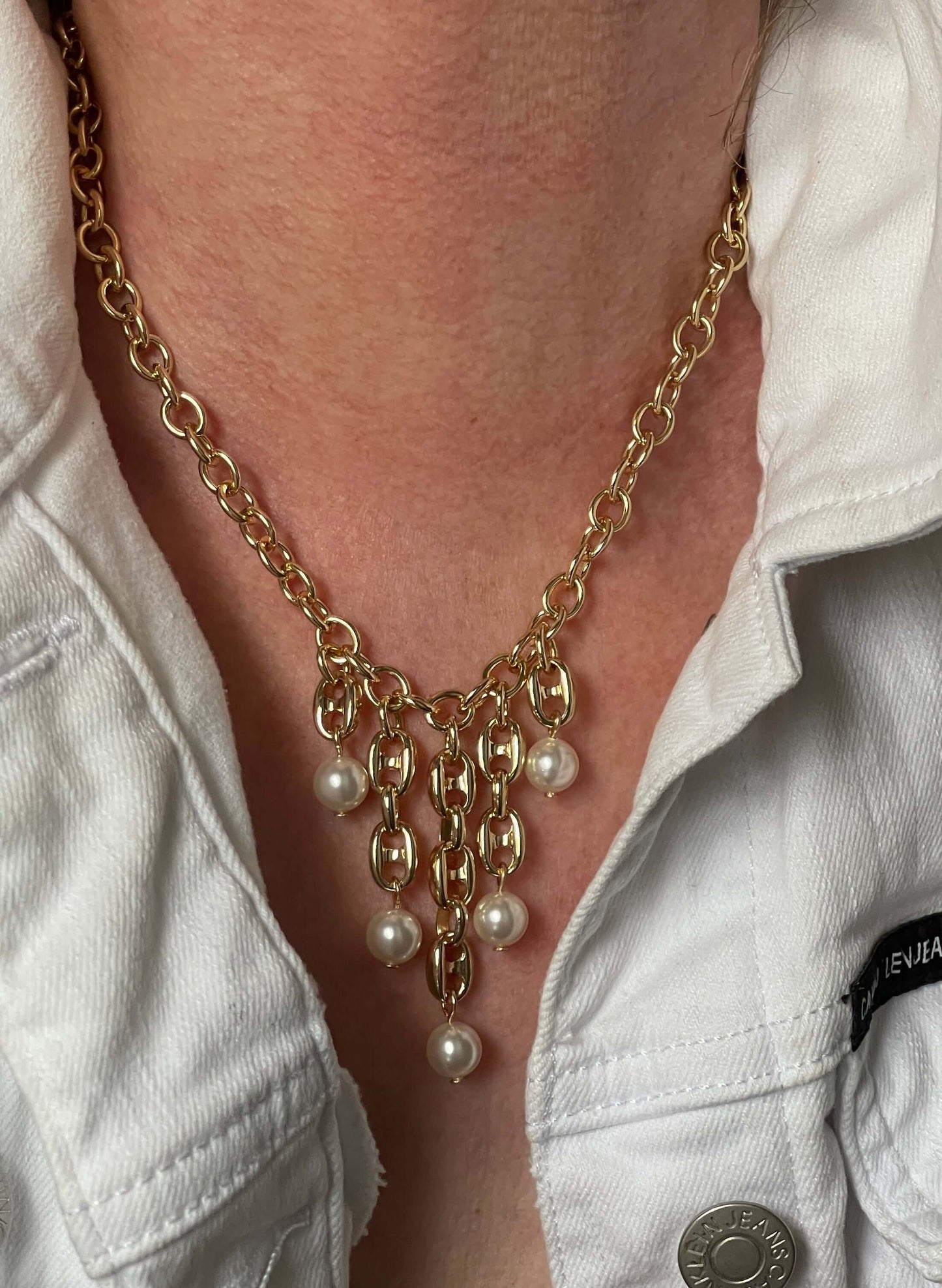 Cable Chain 8mm x 6.5mm available in Multiple Colors sold by the Foot - CH 806
