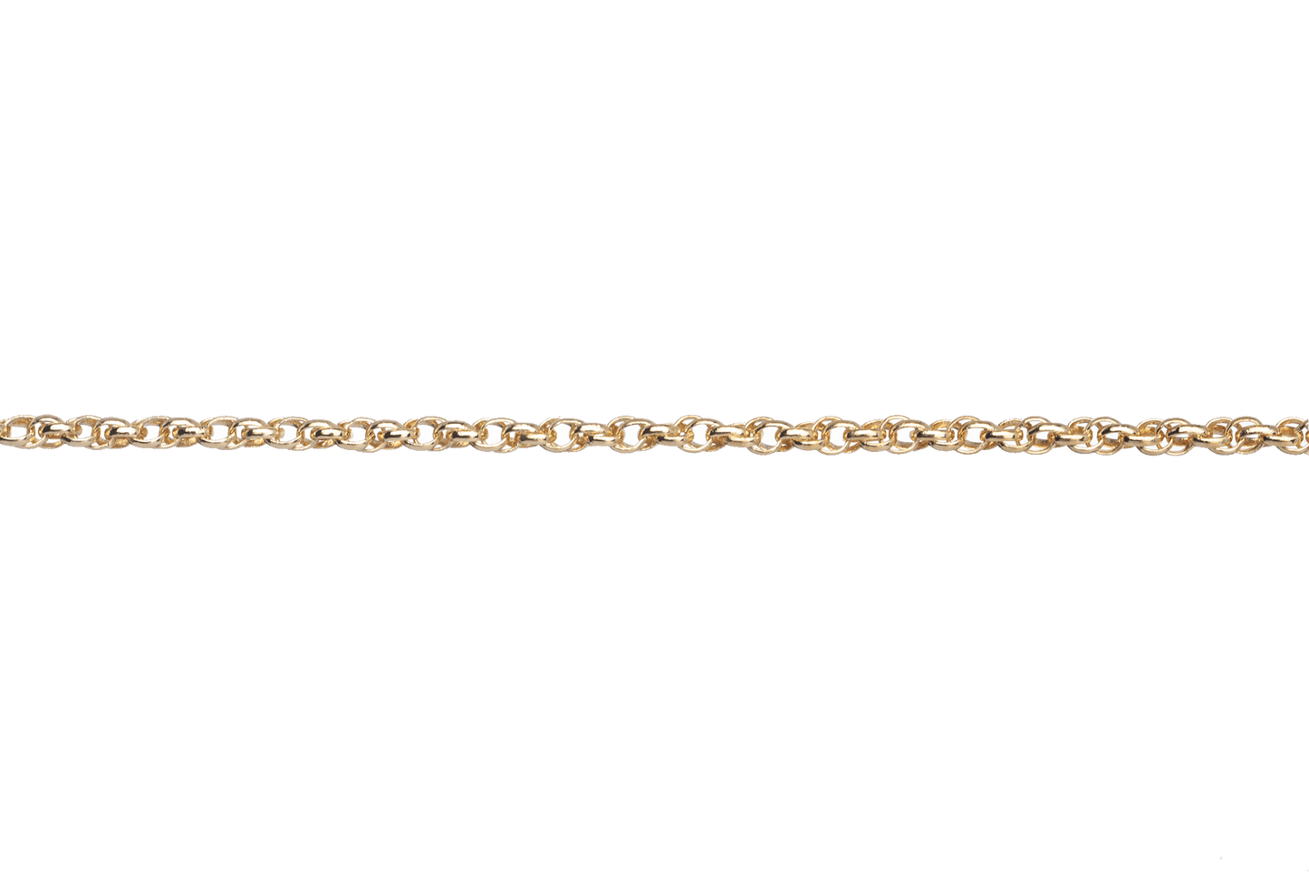 1.6mm Spiral Rolo Rope Chain Sold by The Foot - CH 865