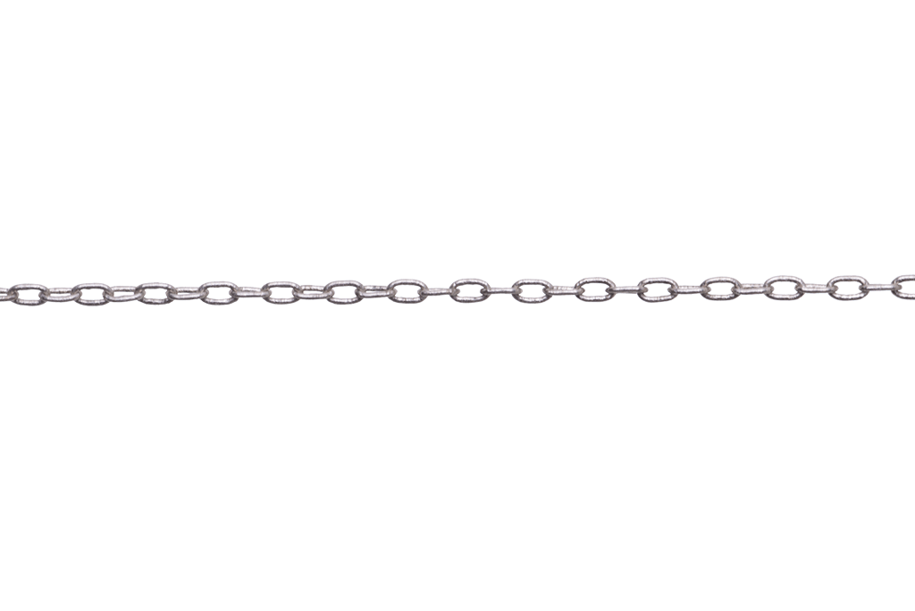 1mm Elegant Elongated Cable Chain sold by The Foot - CH 890