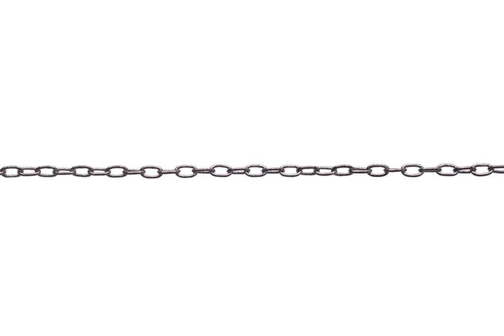 1mm Elegant Elongated Cable Chain sold by The Foot - CH 890