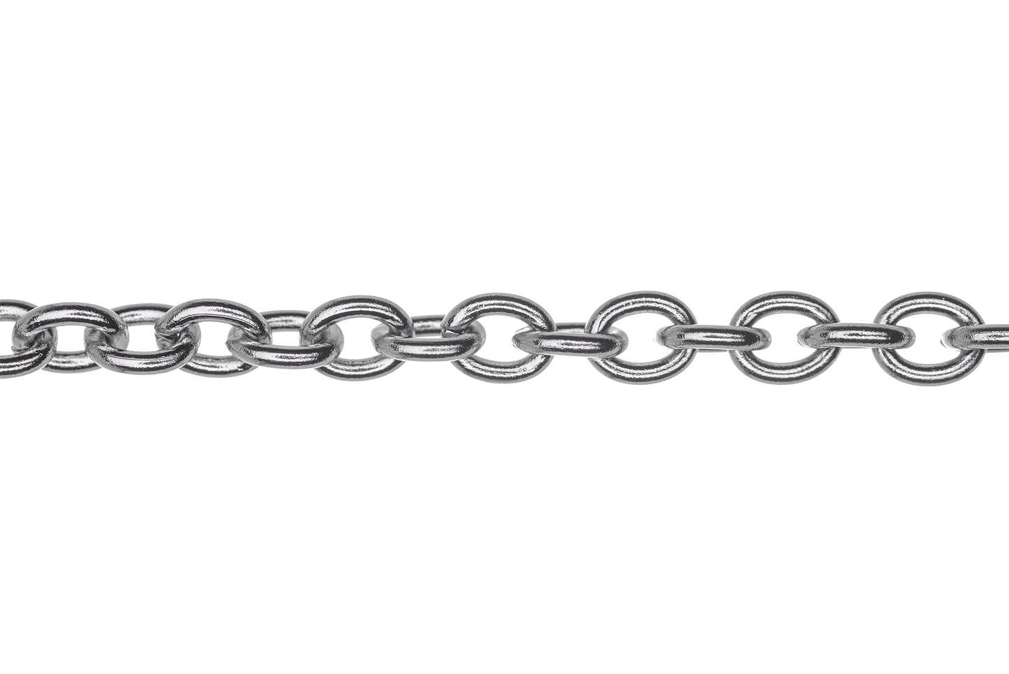 Cable Chain - 5.5mm x 7mm - Made from Stainless Steel - Sold by the Foot - CH 116SS