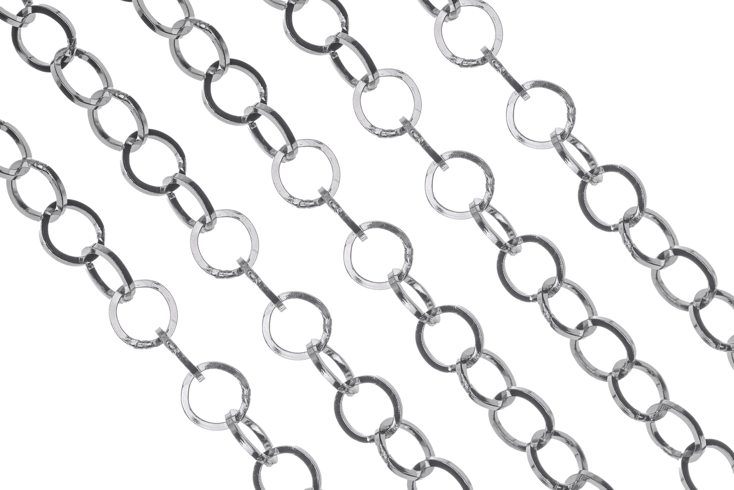 5mm Round Cable Chain - Made of 304L Stainless Steel - Sold by the foot - CH-117SS
