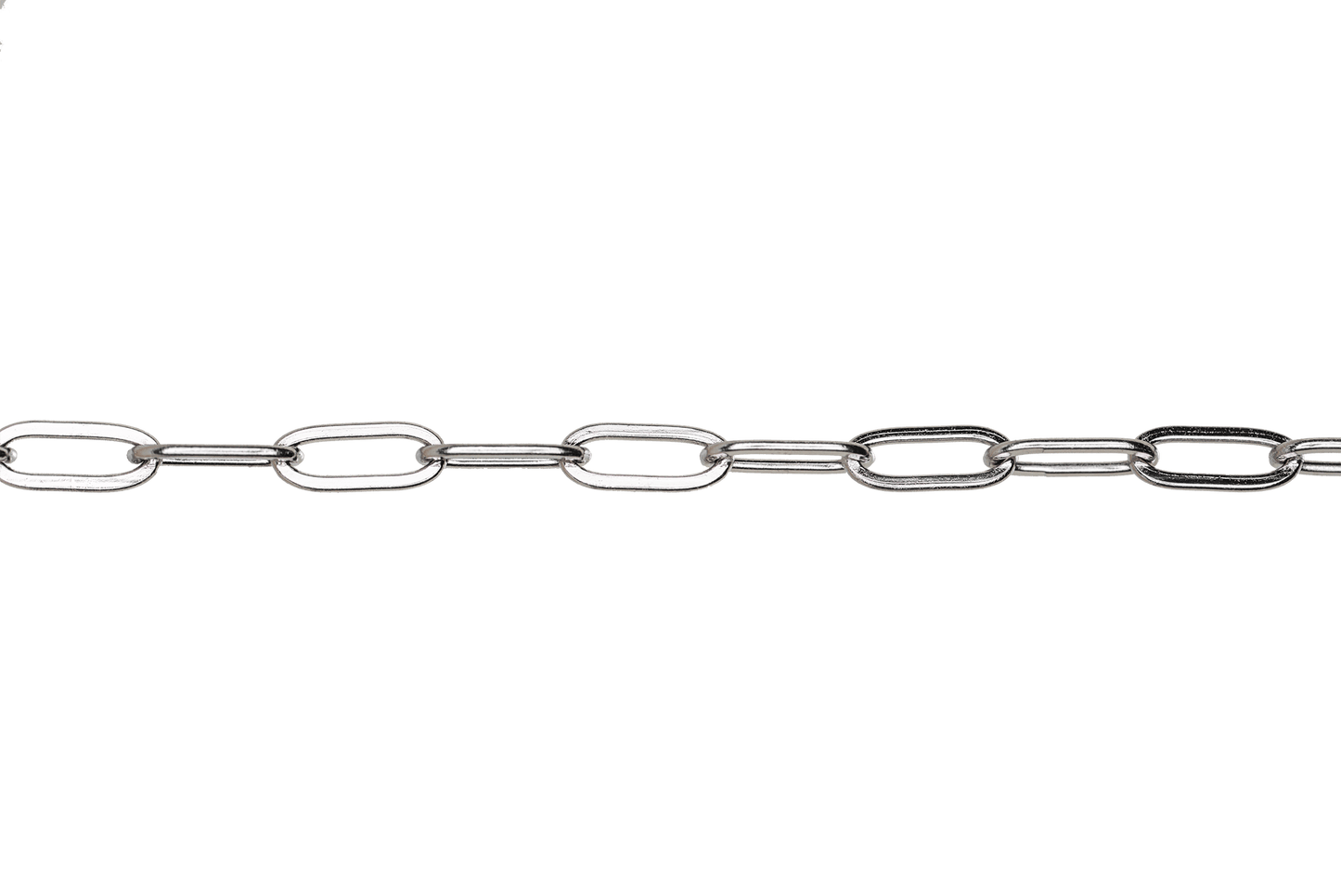 11mm x 4.25mm Stainless Steel Paperclip Cable Chain sold by the Foot - CH 147SS