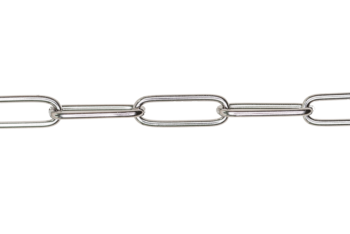 19mm x 6.5mm Stainless Steel Paperclip Cable Chain sold by the Foot - CH 149SS