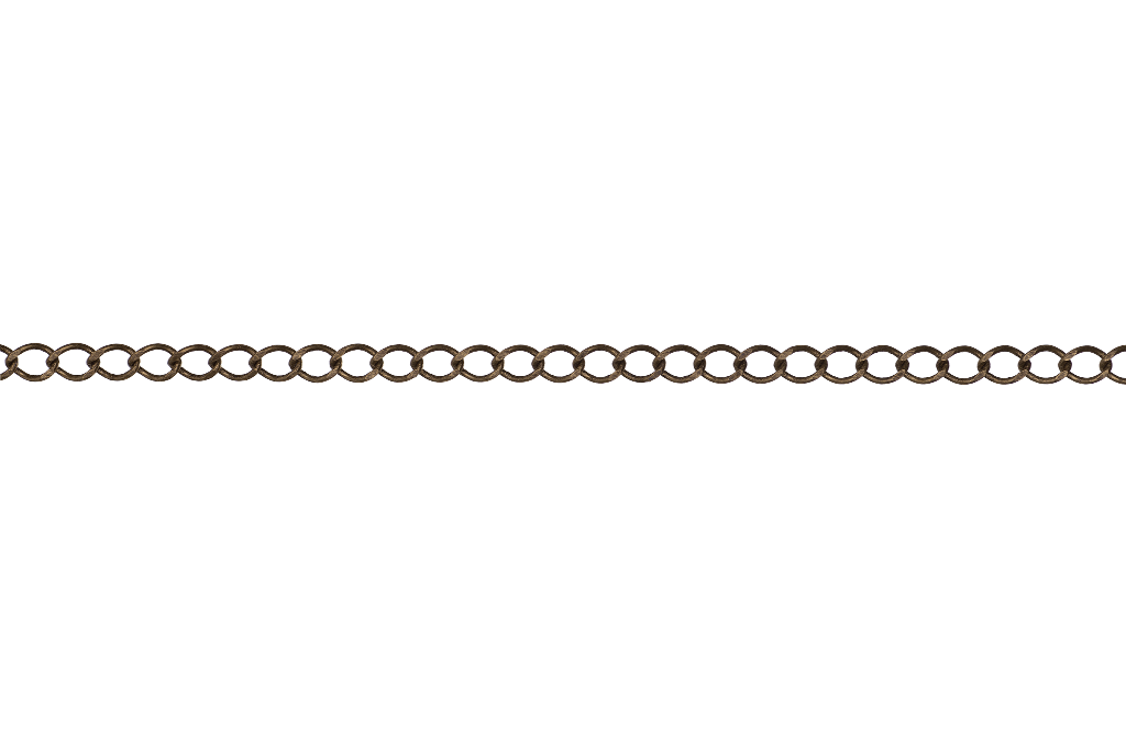 Curb Chain Size Small - Multiple Finishes Available - Measures 4mm - Sold by the Foot - CH 150