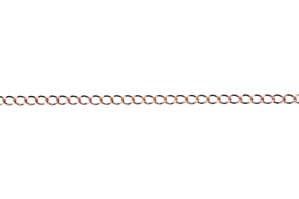 Curb Chain Size Small - Multiple Finishes Available - Measures 4mm - Sold by the Foot - CH 150