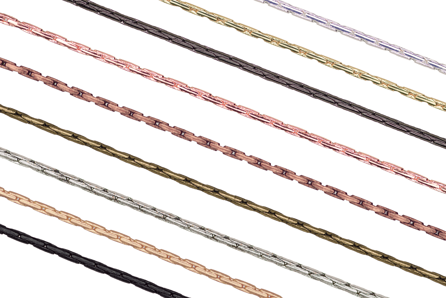 0.7mm Beading Snake Chain - Available in Various Colors - Sold by the Foot | CH 2350