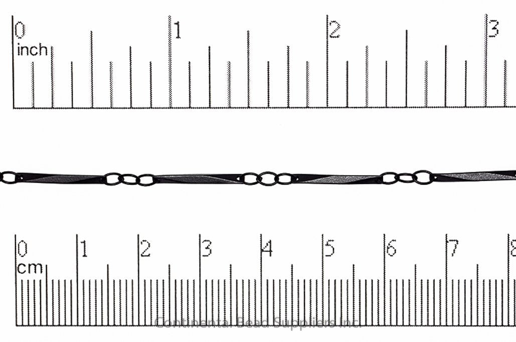 Specialty Bar Chain - 15mm available in Multiple Colors sold by the Foot - CH 2