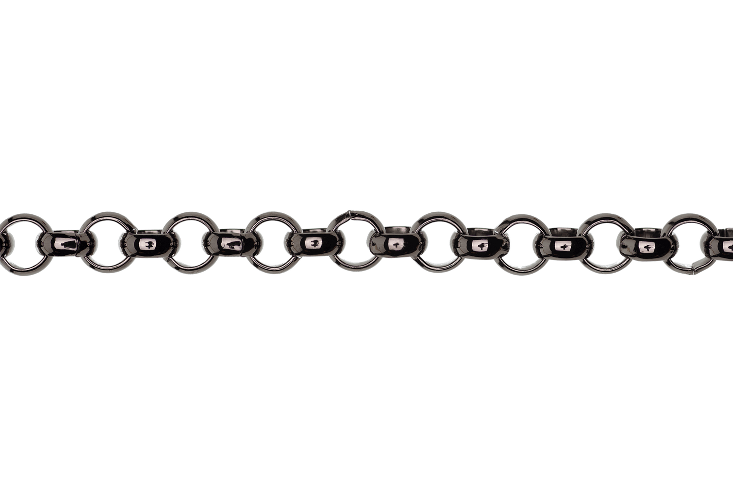 Rolo Belcher Chain - 7mm available in Multiple Colors sold by the Foot - CH 5