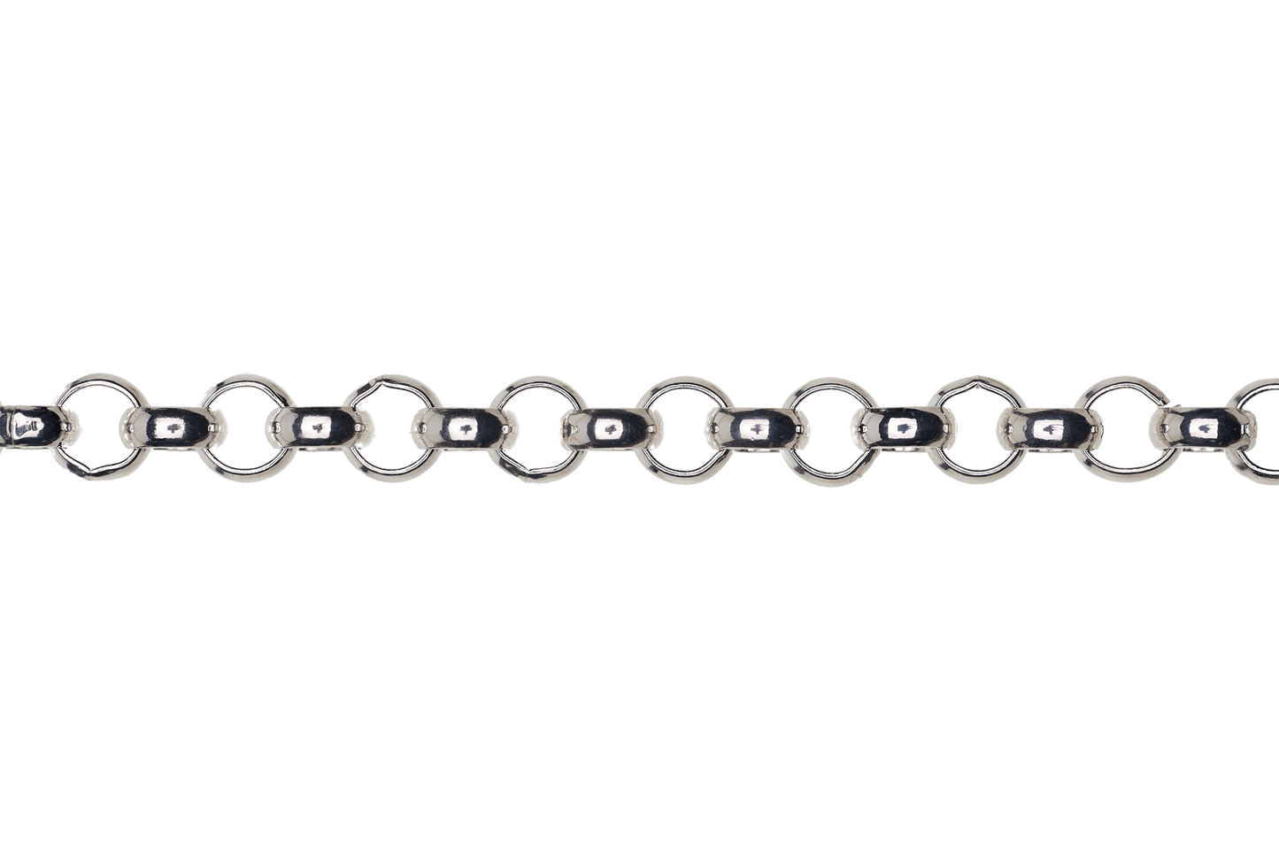 Rolo Belcher Chain - 7mm available in Multiple Colors sold by the Foot - CH 5