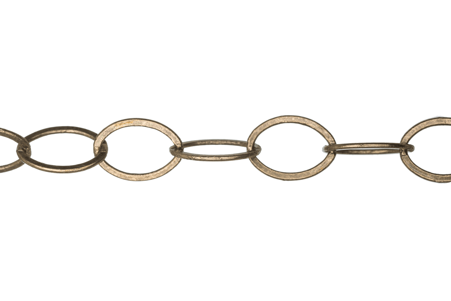 12mm x 9mm Flat Oval Cable Chain Sold by The Foot - CH 828