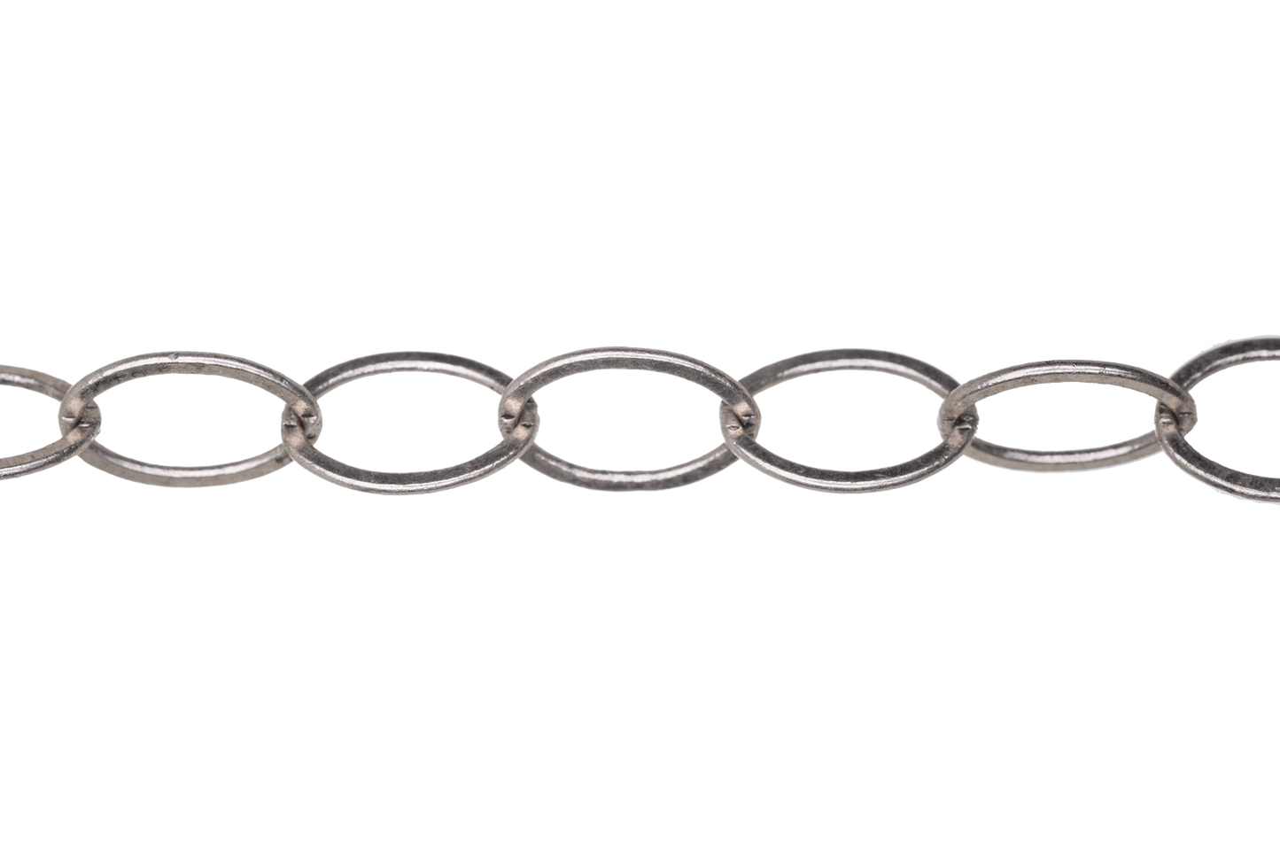 12mm x 9mm Flat Oval Cable Chain Sold by The Foot - CH 828