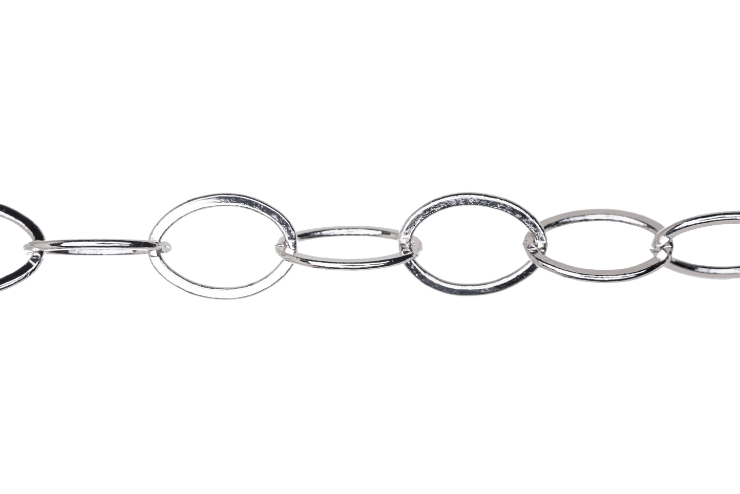 12mm x 9mm Flat Oval Cable Chain Sold by The Foot - CH 828