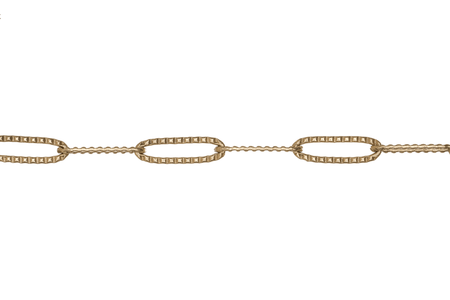 15mm x 3mm Paperclip Cable Chain Sold by The Foot - CH 842