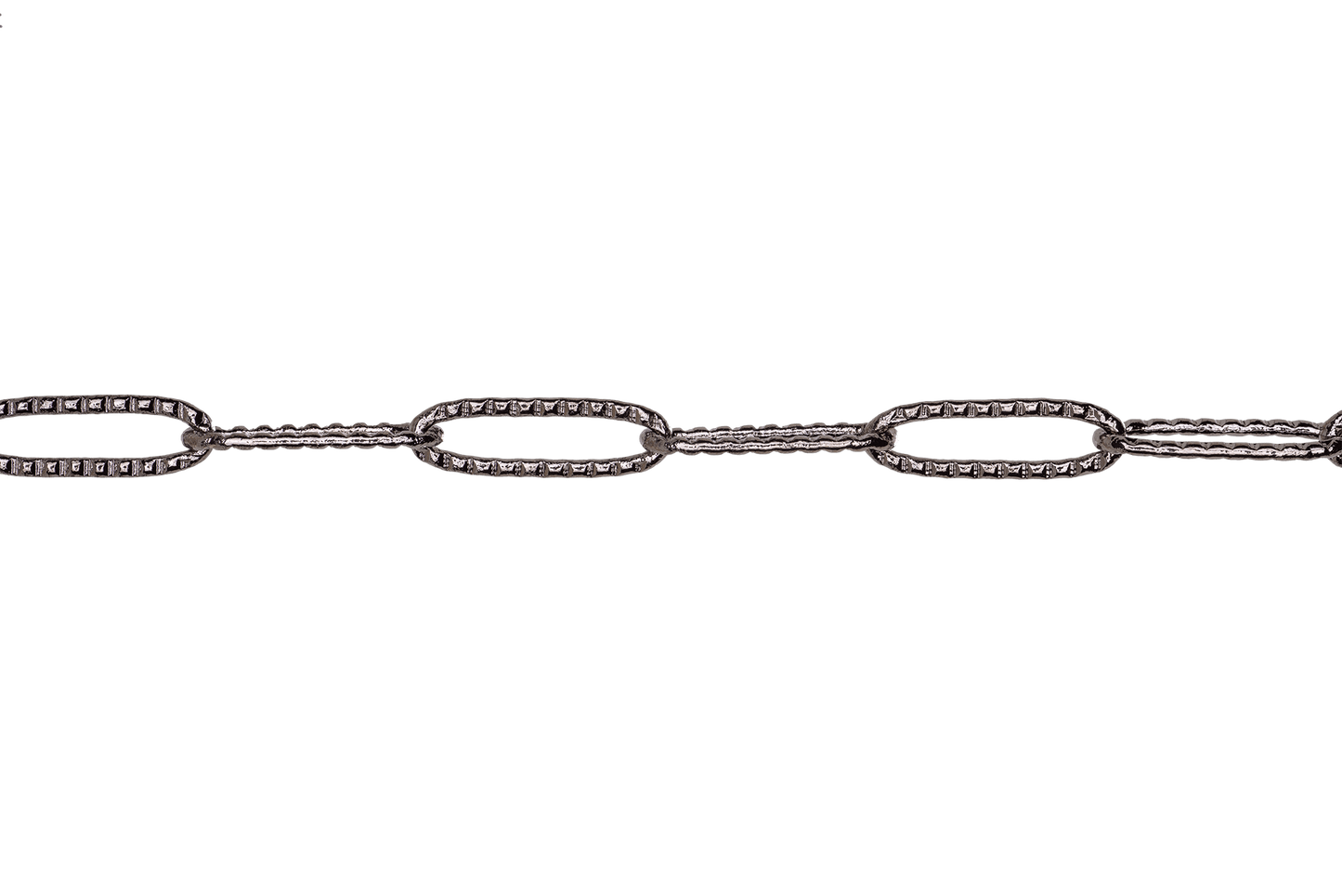 15mm x 3mm Paperclip Cable Chain Sold by The Foot - CH 842