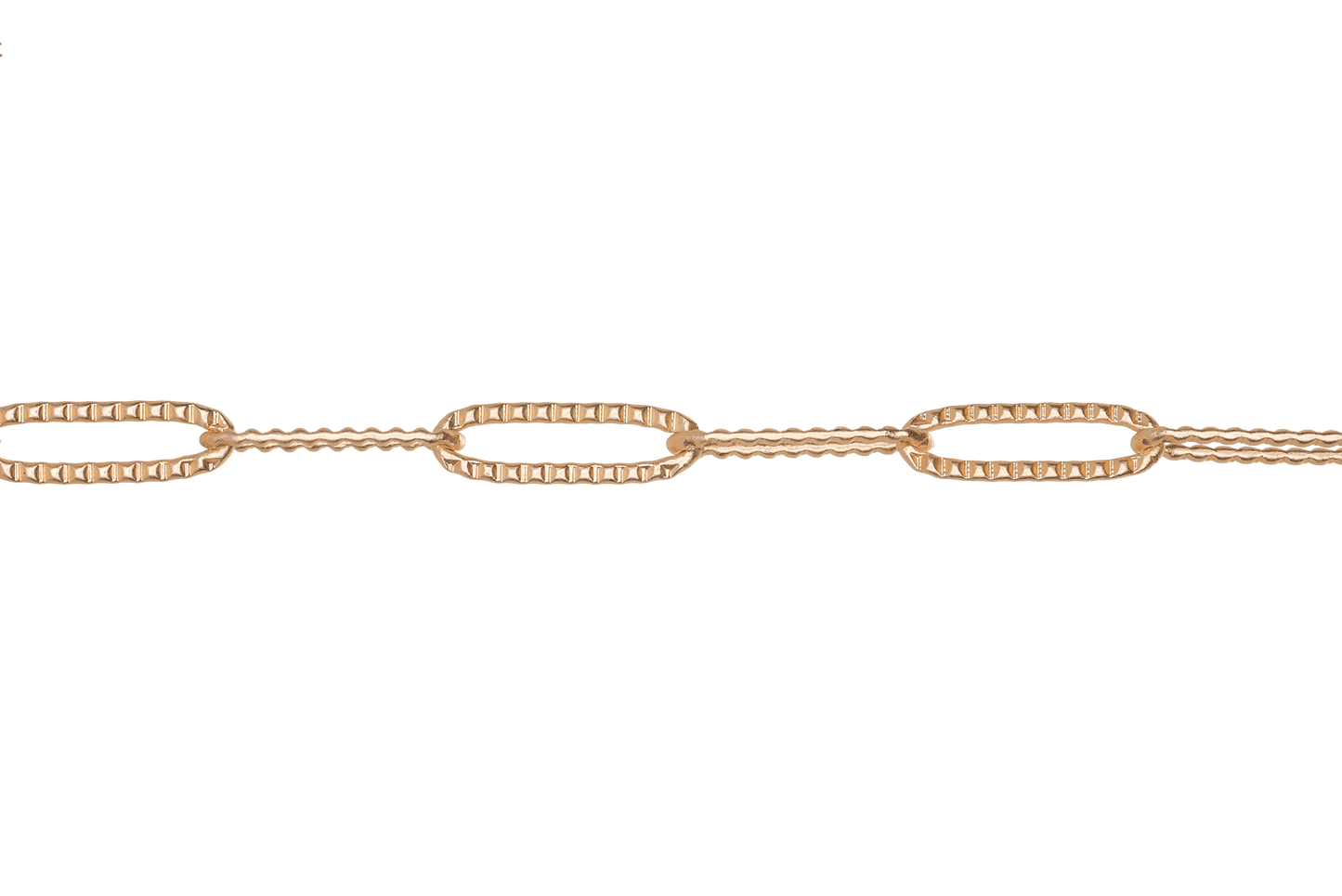 15mm x 3mm Paperclip Cable Chain Sold by The Foot - CH 842