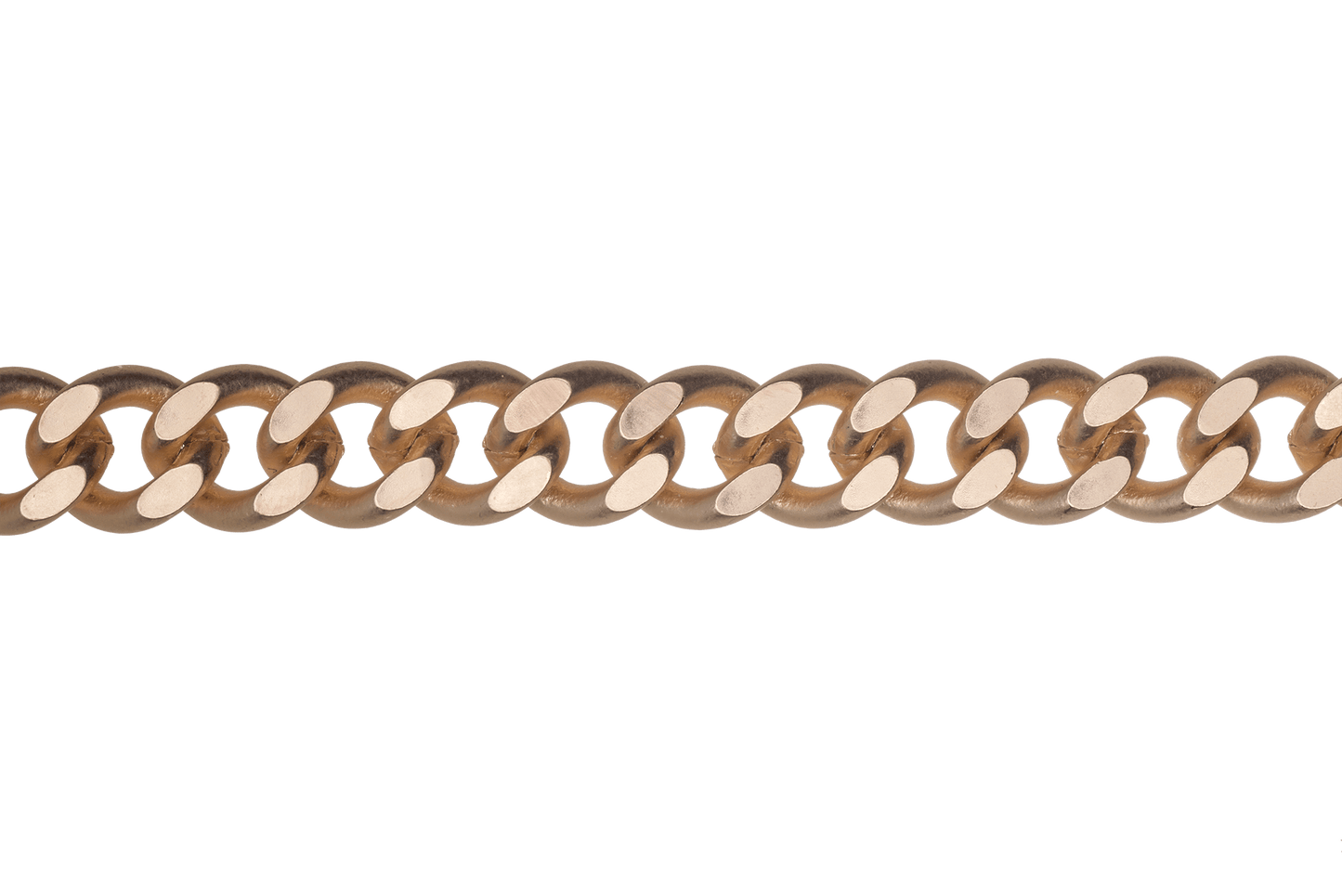XL Cuban Link Curb Chain measures 12mm x 10mm available in Many Finishes sold by the Foot - CH 845