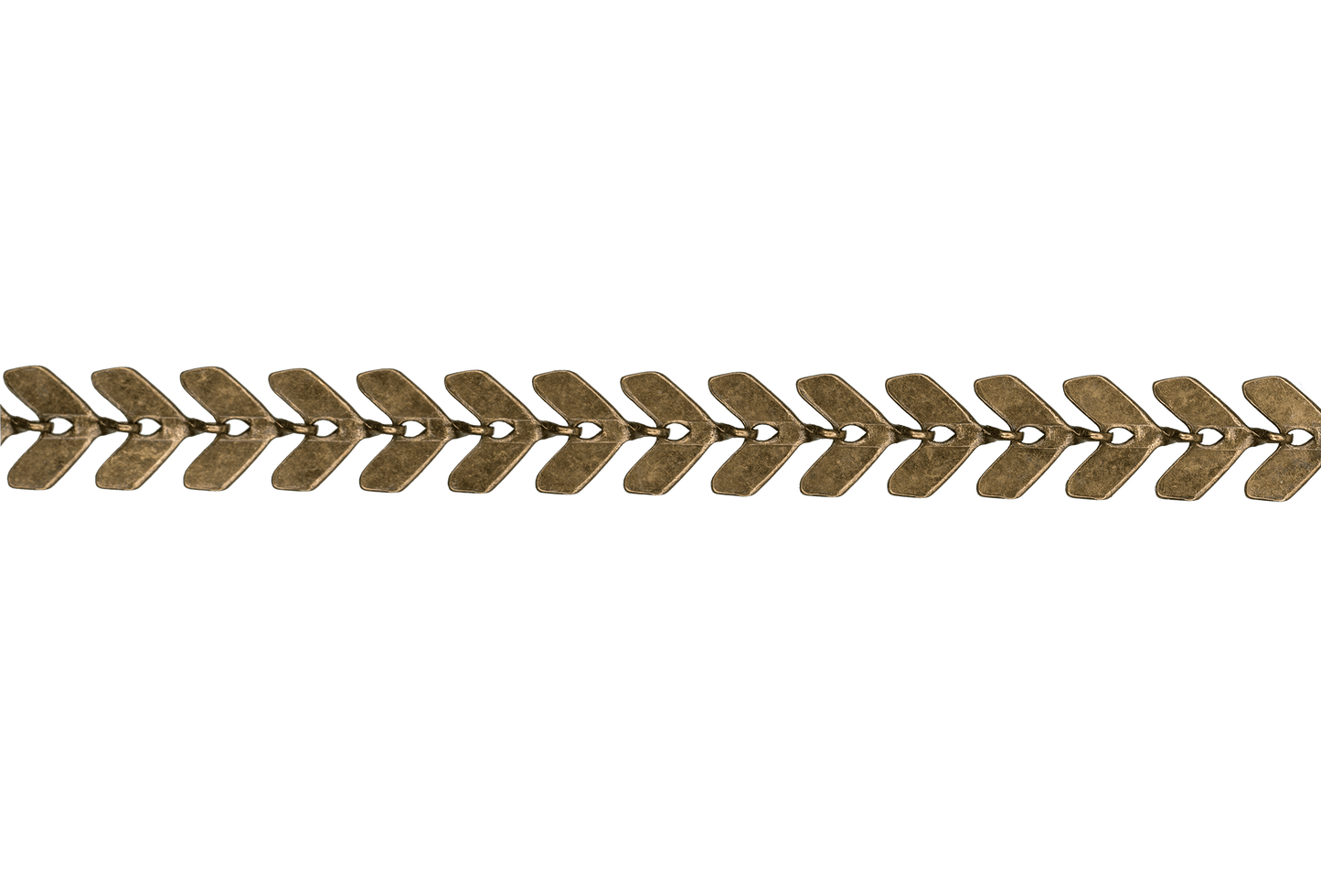 Chevron Herringbone Specialty Chain - Multiple Finishes Available - Measures 6.5mm - Sold by the Foot - CH 892