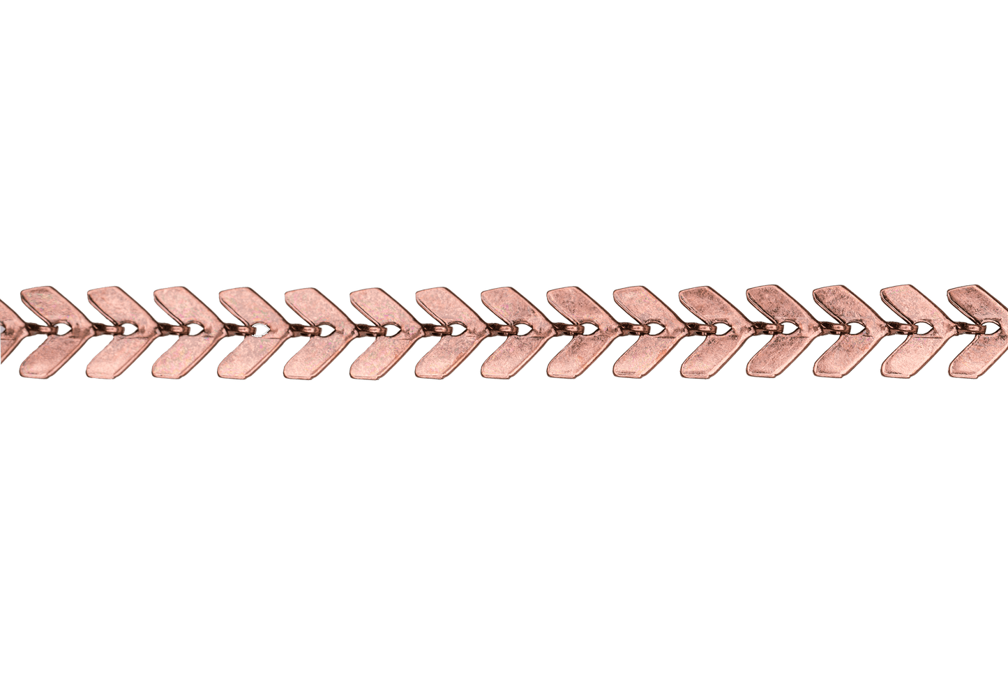 Chevron Herringbone Specialty Chain - Multiple Finishes Available - Measures 6.5mm - Sold by the Foot - CH 892
