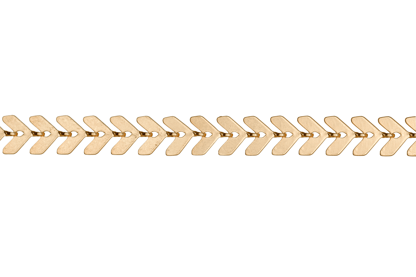 Chevron Herringbone Specialty Chain - Multiple Finishes Available - Measures 6.5mm - Sold by the Foot - CH 892