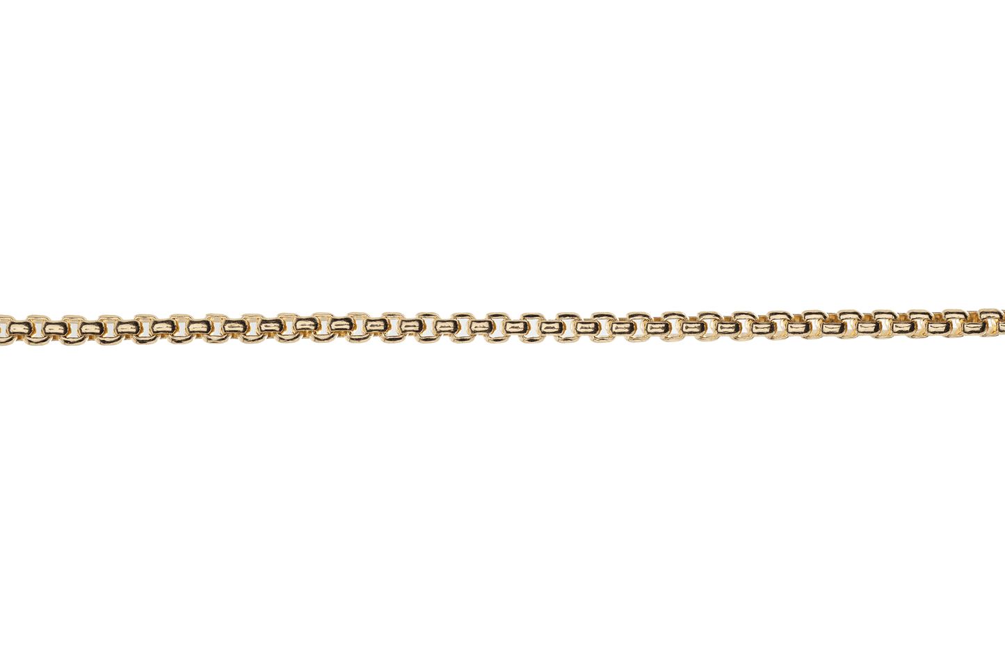 2mm Venetian Box Rolo Chain Sold by The Foot - CH 933