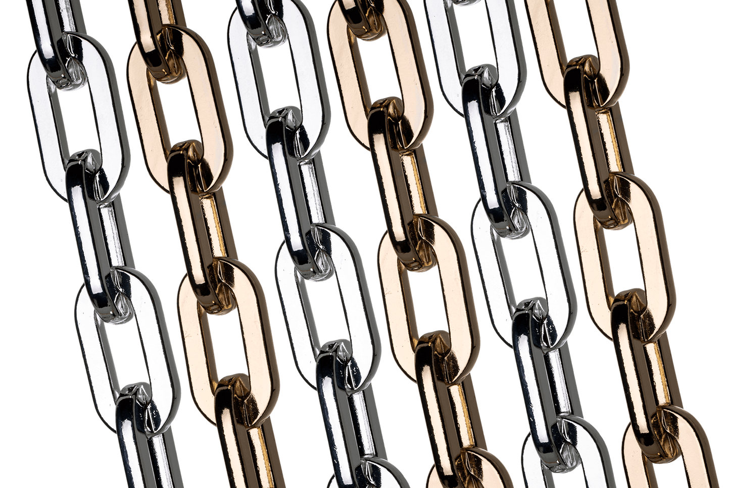 30mm x 15.75mm Aluminum Cable Chain - Made of Solid Aluminum - Electro Plated - Nickel Free - Sold by the Foot - CH-939