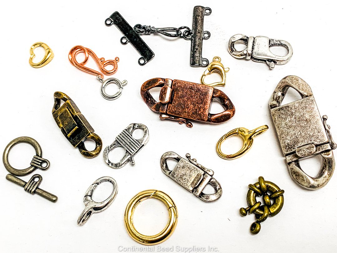 Assorted Clasps - Available in Various Styles, Finishes, and Sizes - Sold Individually - CL/ASST