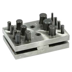 Square Frame Metal Disc Cutter 14 Round Discs