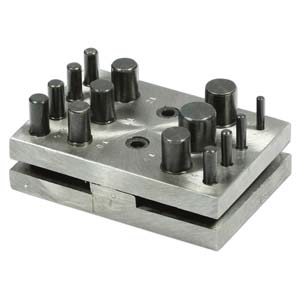 Square Frame Metal Disc Cutter 14 Round Discs