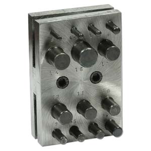 Square Frame Metal Disc Cutter 14 Round Discs