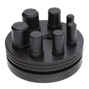 Round Frame Disc Metal Cutter Set Of 7 Punches 1/4"-5/8"
