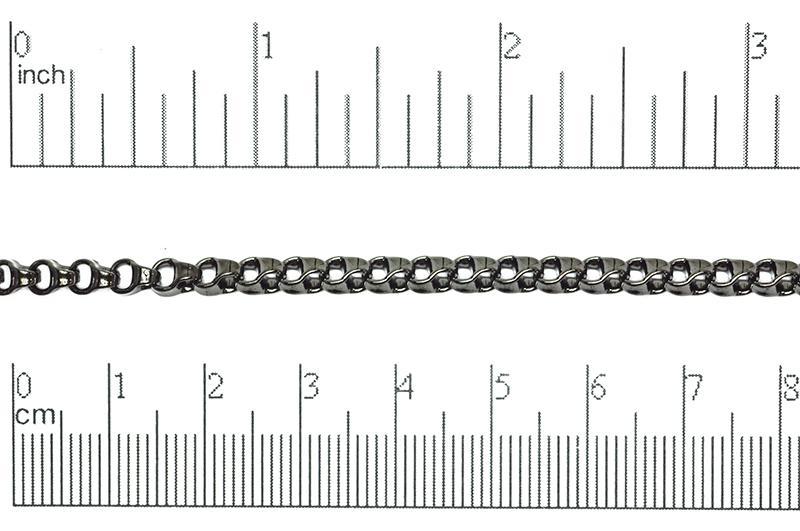 Bicycle Box Rolo Chain 5.5mm x 3.8mm available in Multiple Colors sold by the Foot - CH 802