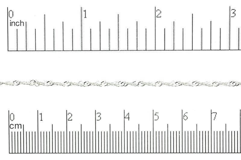 Singapore Curb Chain - 1.5mm available in Multiple Colors sold by the Foot - CH 805