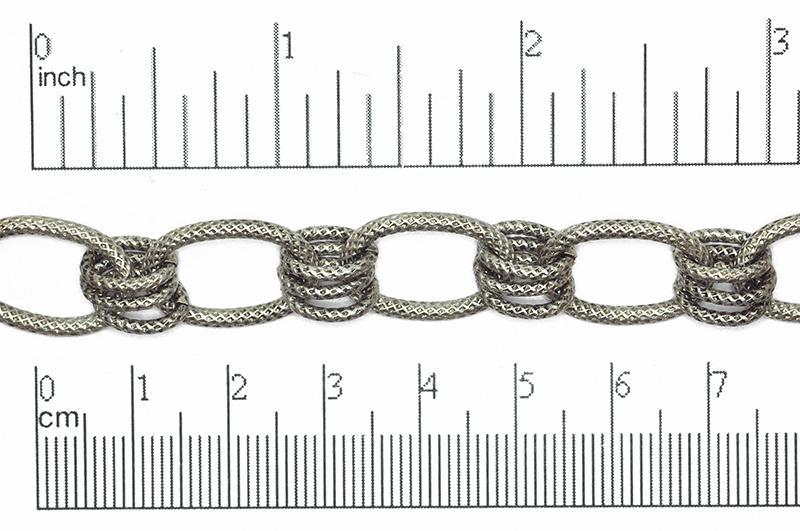 Cable Chain - 19mm x 12mm - Available in Multiple Colors - Sold by the Foot - CH 811
