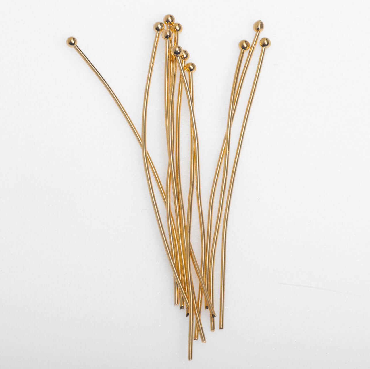 2 Inch Head Pin with 2mm Ball made from Brass available in Multiple Finishes sold Individually -  H/P2mm