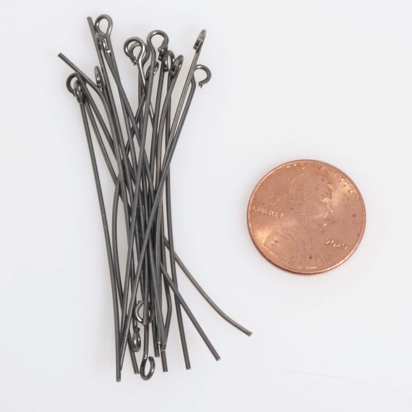 2 Inch Eye Pin - 20 Gauge Wire available in Multiple Colors made from Brass sold Individually - E/P2
