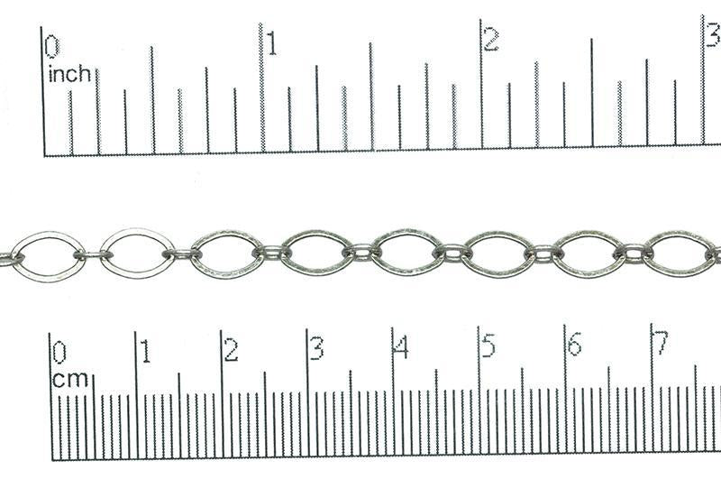 Cable Chain - 9mm x 5mm - Available in Multiple Colors - Sold by the Foot - CH 220