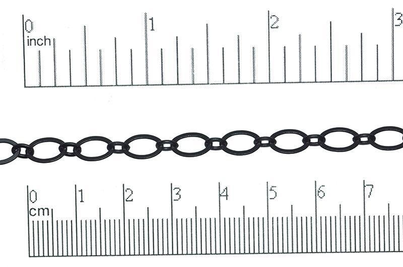 Cable Chain - 9mm x 5mm - Available in Multiple Colors - Sold by the Foot - CH 220